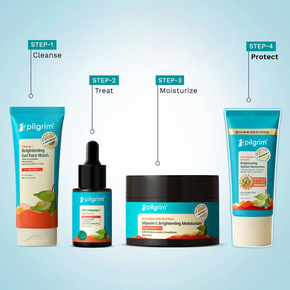 5% Vitamin C Complex Brightening Serum Sunscreen SPF50+PA++++ In-Vivo tested No White Caste | FC3 - view 7
