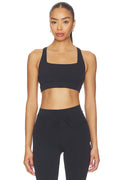 Daily Form Women's Removable Padded Sports Bra Black | sb09 - view 1