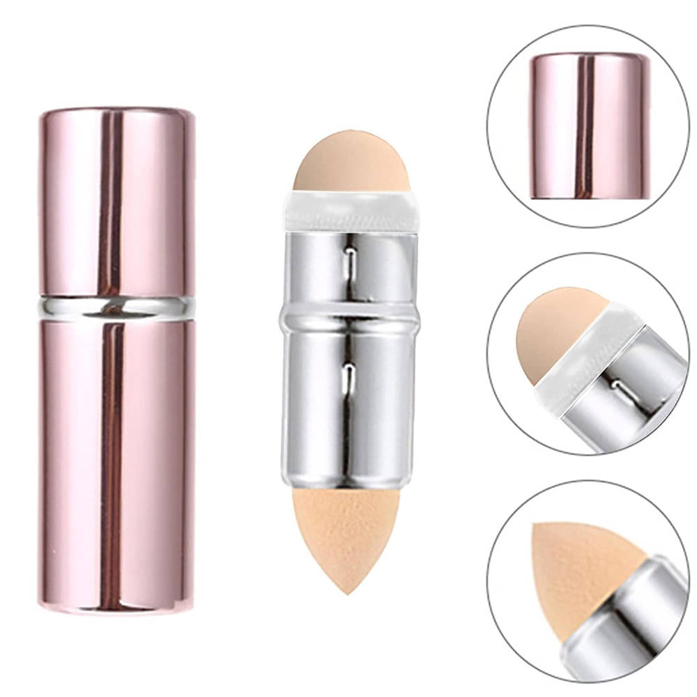 Double Sided Volcanic Face Roller And Beauty Blender Makeup Sponge Beauty Tool Set | T32 - view 1