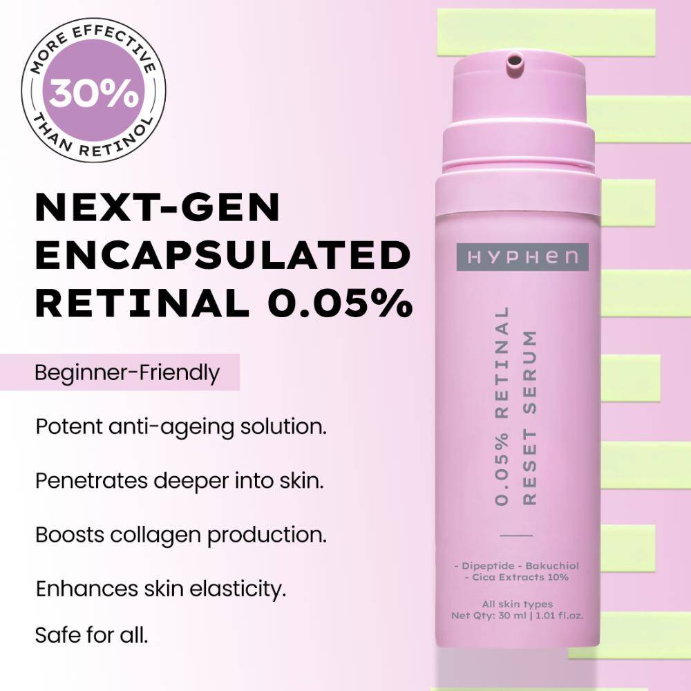 0.05% Retinal Reset, Retinol Derivative Serum for Anti Ageing, Reduces Fine Lines & Wrinkles | Z8 - view 4