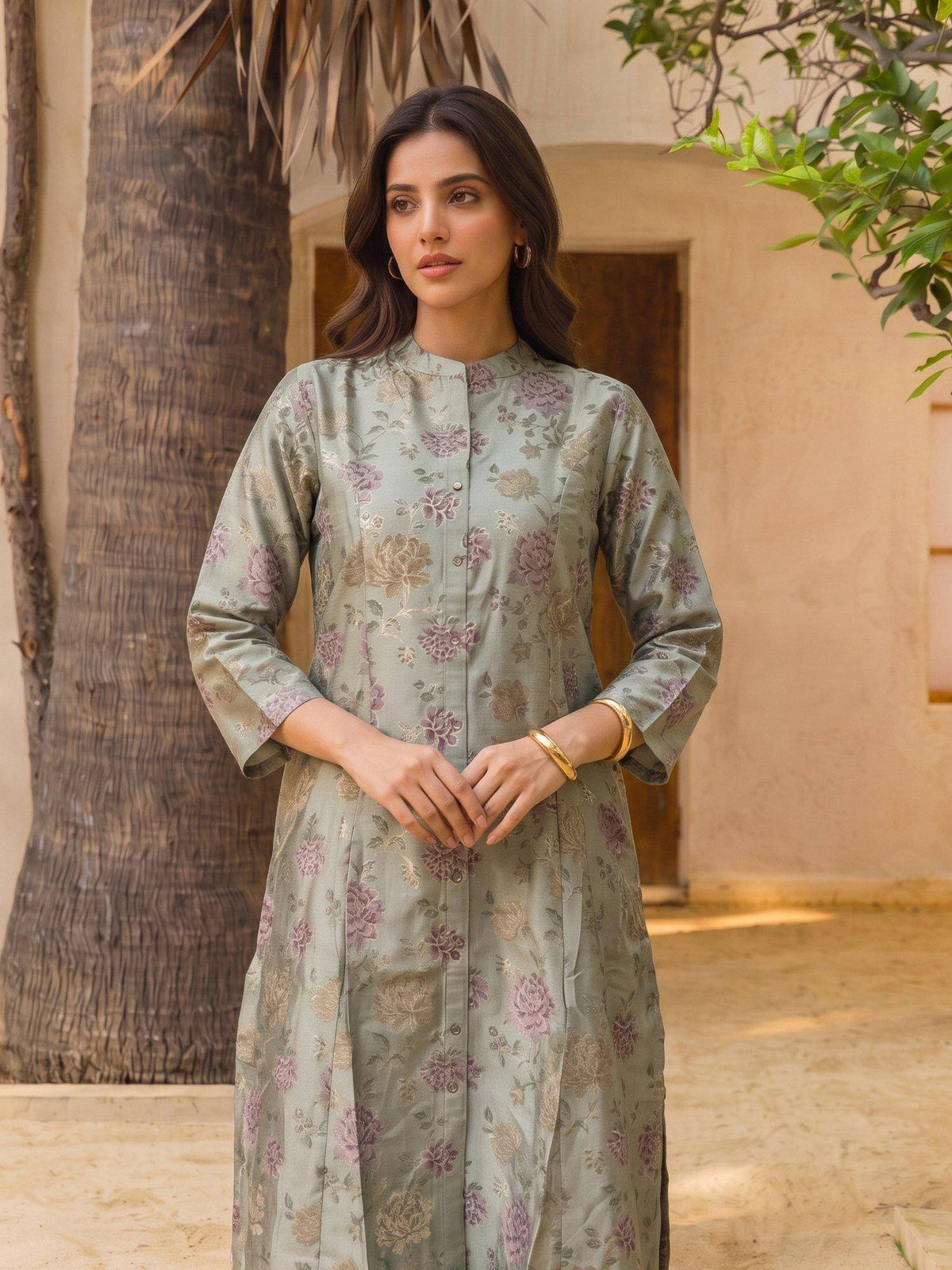 Women Green Viscose Kurta | KDG - view 1