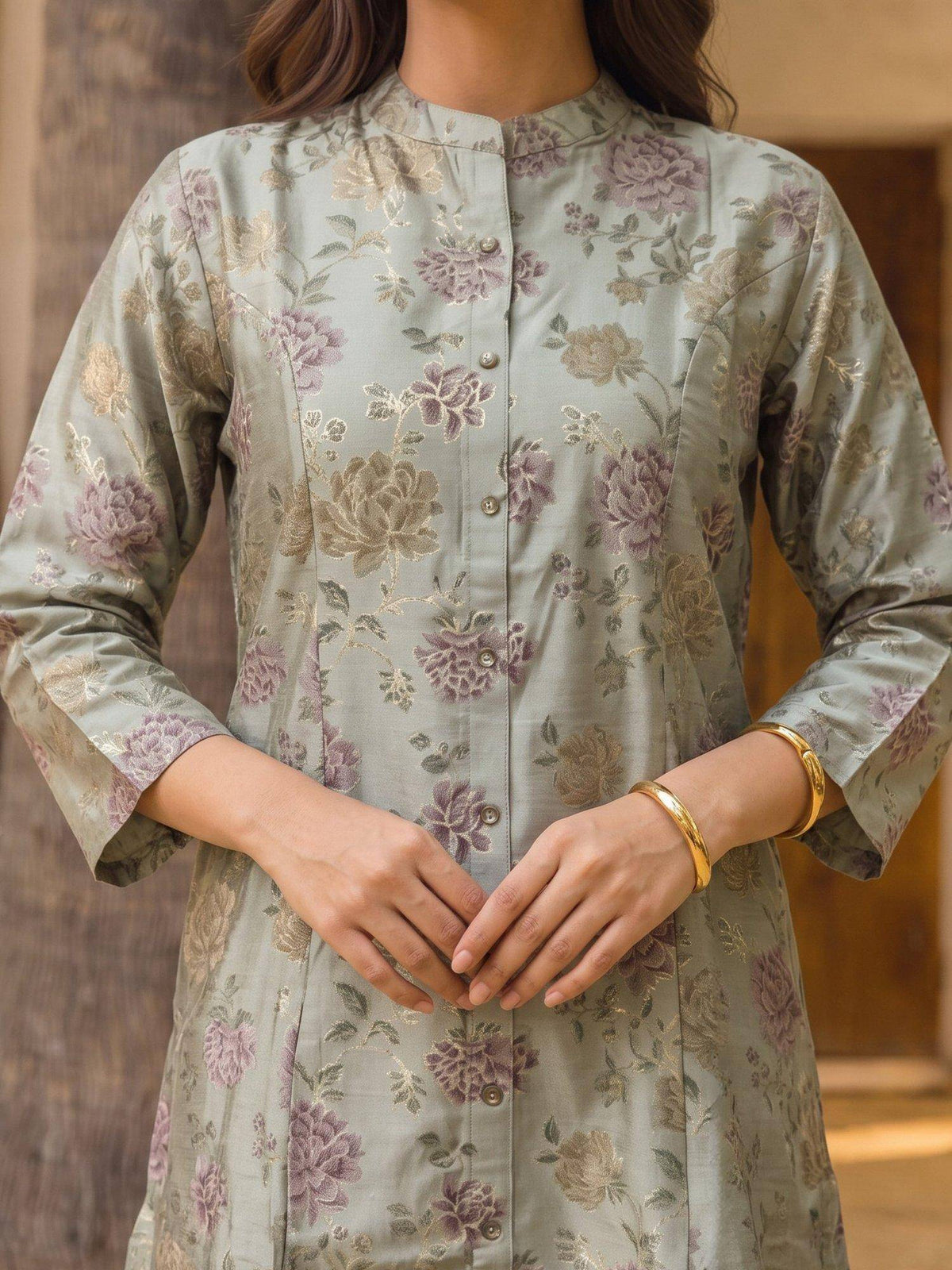 Women Green Viscose Kurta | KDG - view 3