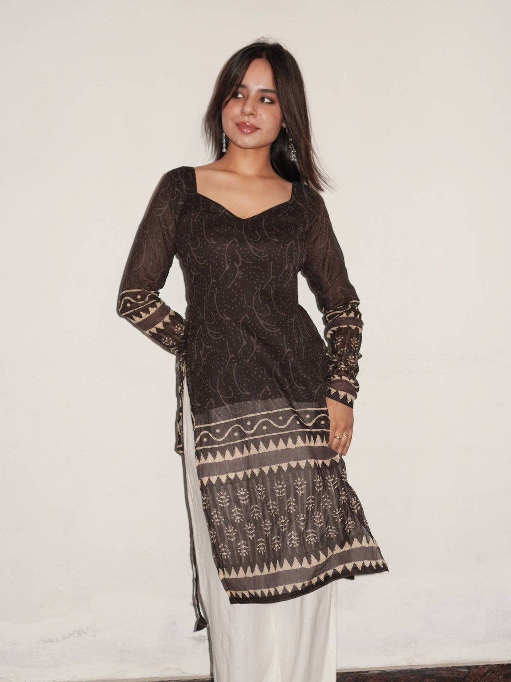 Gujariya Cotton Printed Kurta | KDG - view 2