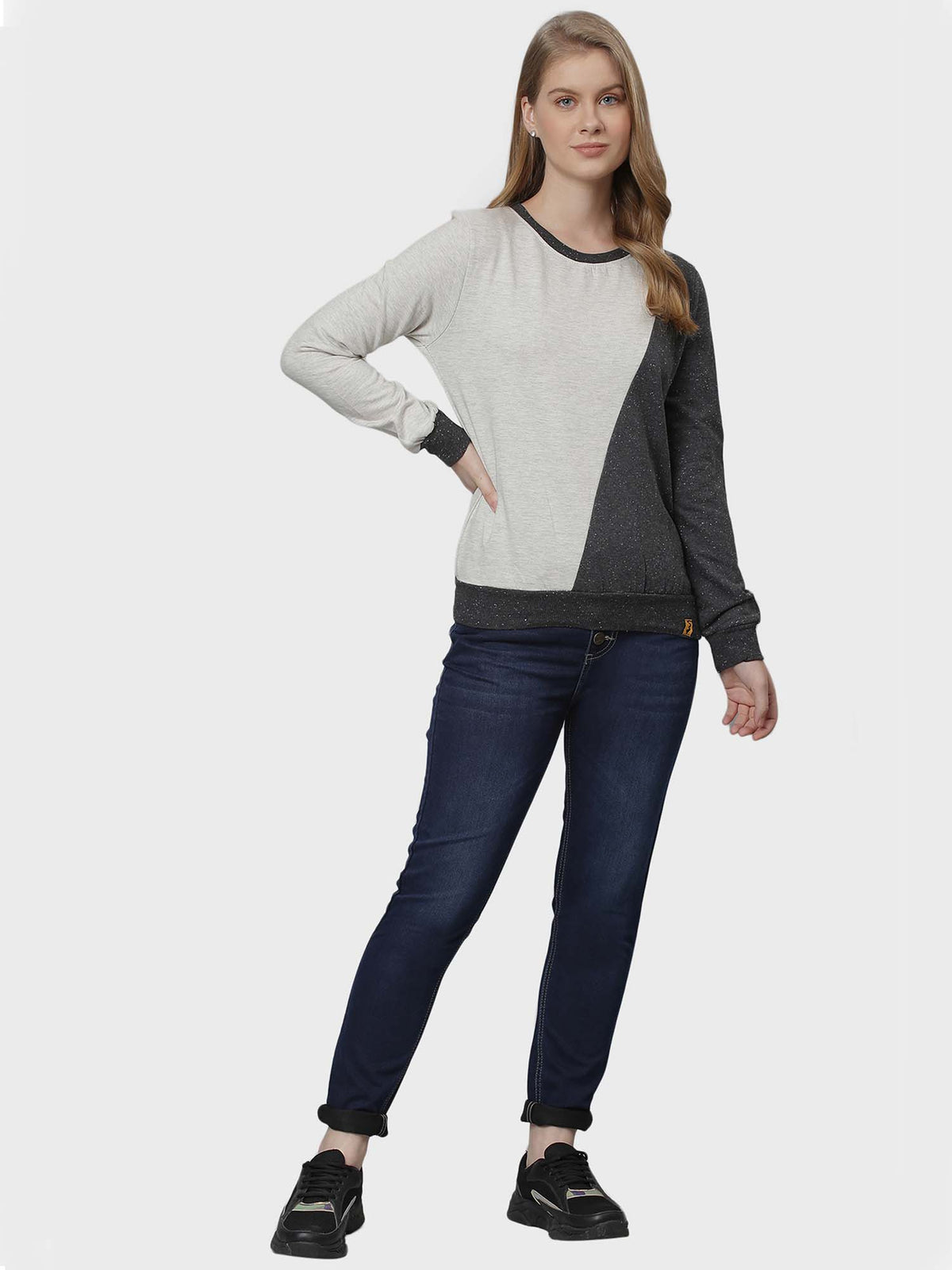 Multi-Color Solid Sweatshirt | SS90 - view 5