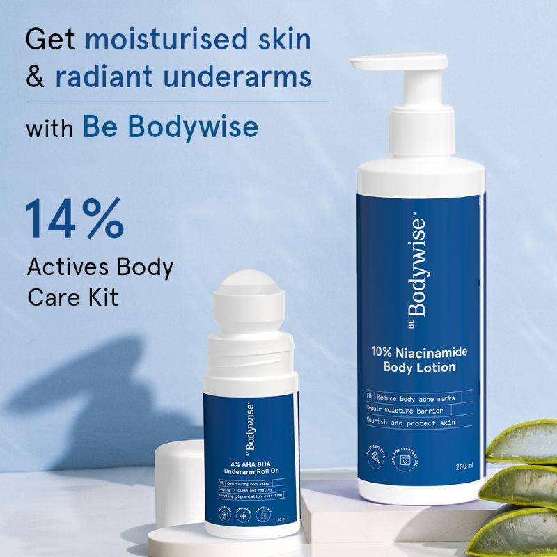 4% AHA BHA Underarm Roll On & 10% Niacinamide Body Lotion Glowing and Smooth Skin | BWS9 - view 5