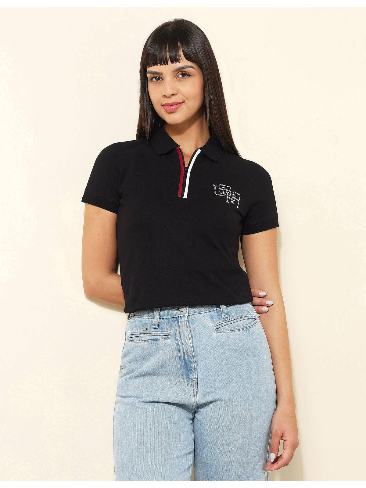 Rust Solid Relaxed Fit Polo T-Shirt | U89 - view 37
