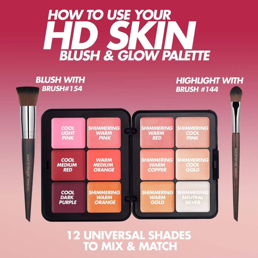 HD Skin Blush & Glow Palet | F14 - view 2