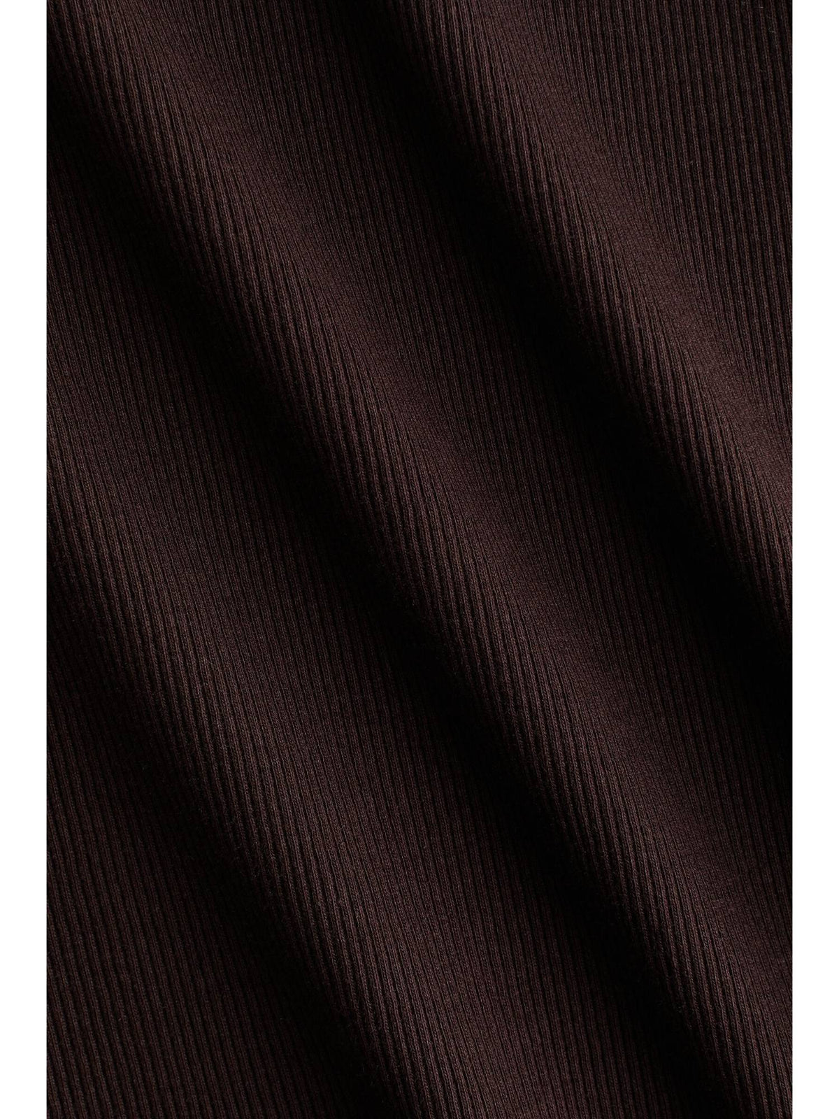 Women Brown Ribbed Vest Top | TT98 - view 5