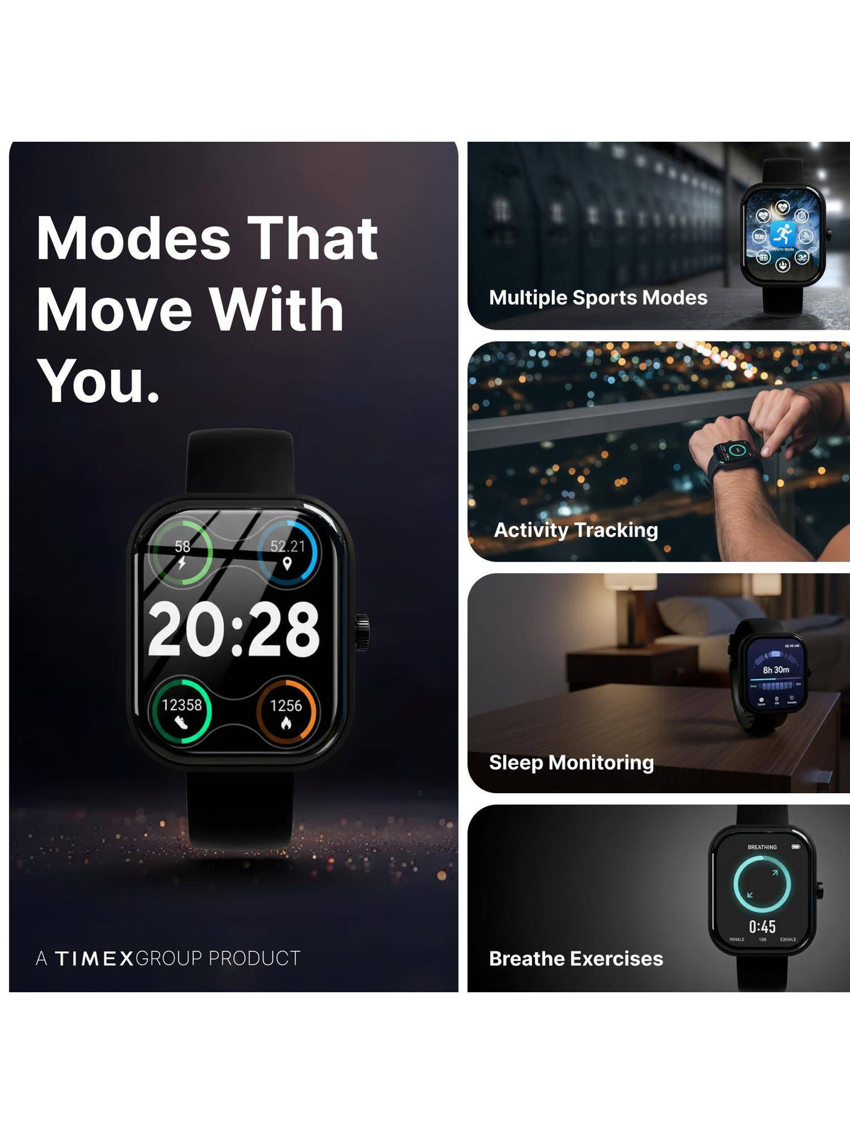 iConnect Arc+ 2.01" IPS Display BT Calling Smartwatch - TWIXW1600T | W92 - view 7