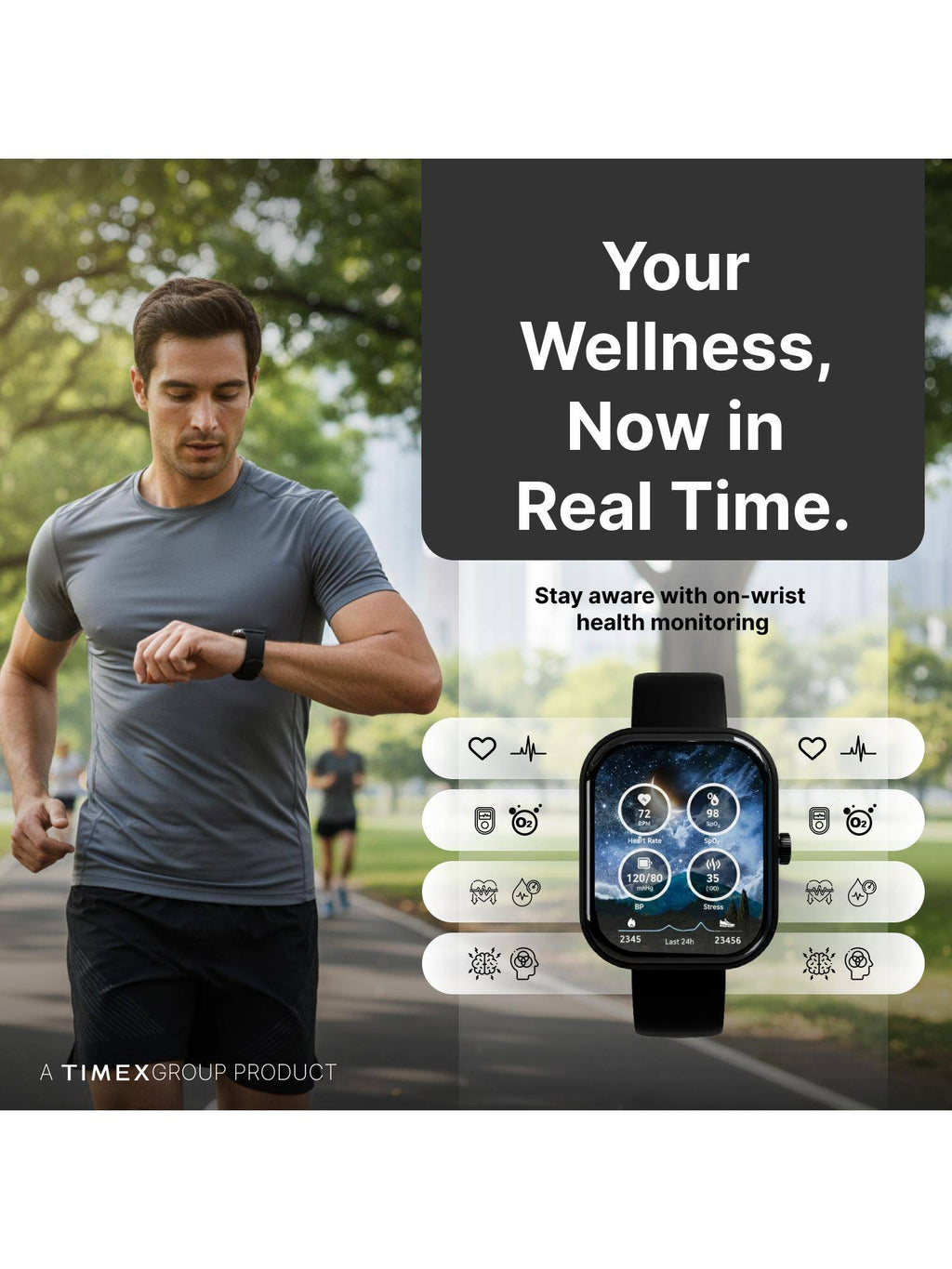 iConnect Arc+ 2.01" IPS Display BT Calling Smartwatch - TWIXW1600T | W92 - view 8