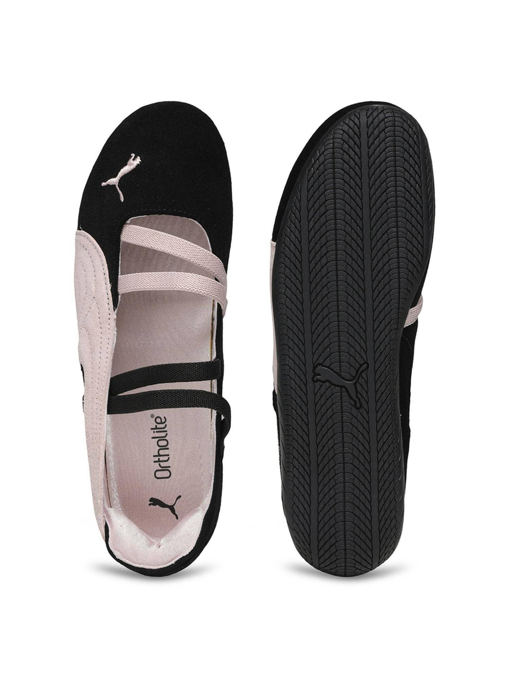 Speedcat Suede Ballet Women Black Sneakers | SN09 - view 3