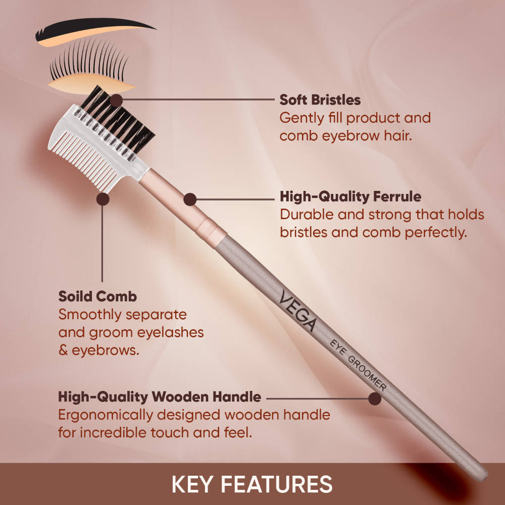 Eye Groomer For Eyelashes & Eyebrows With Soft Bristles (MBN-09) | E20 - view 3