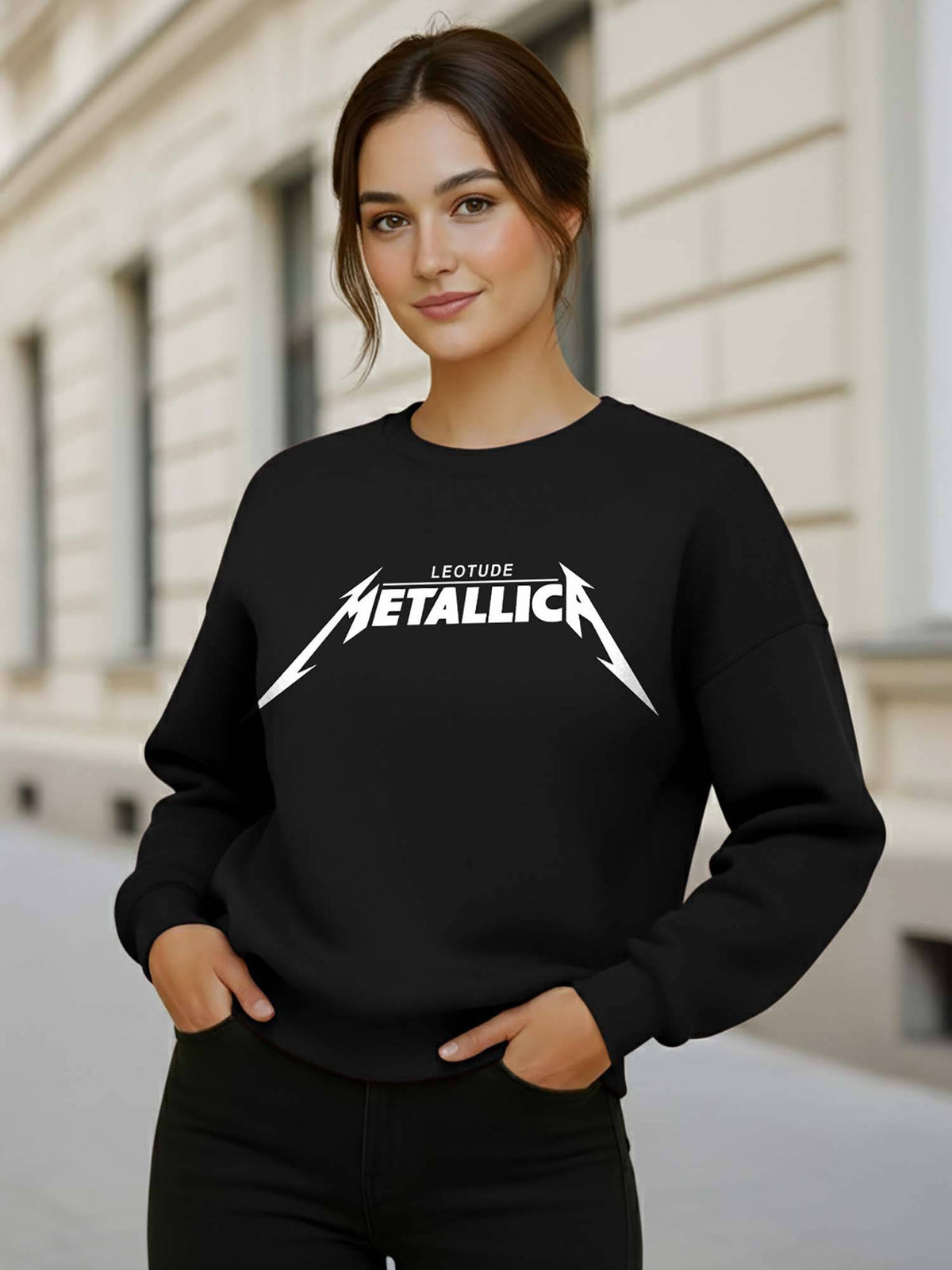Fleece Loose Casual Sweatshirt | SS90 - view 11