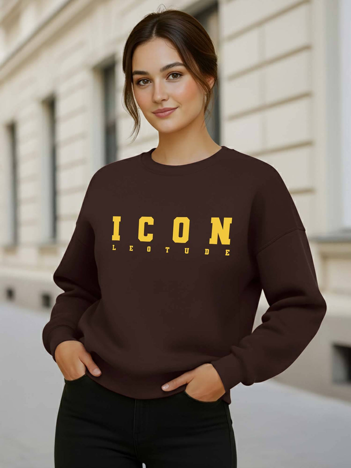 Fleece Loose Casual Sweatshirt | SS90 - view 36