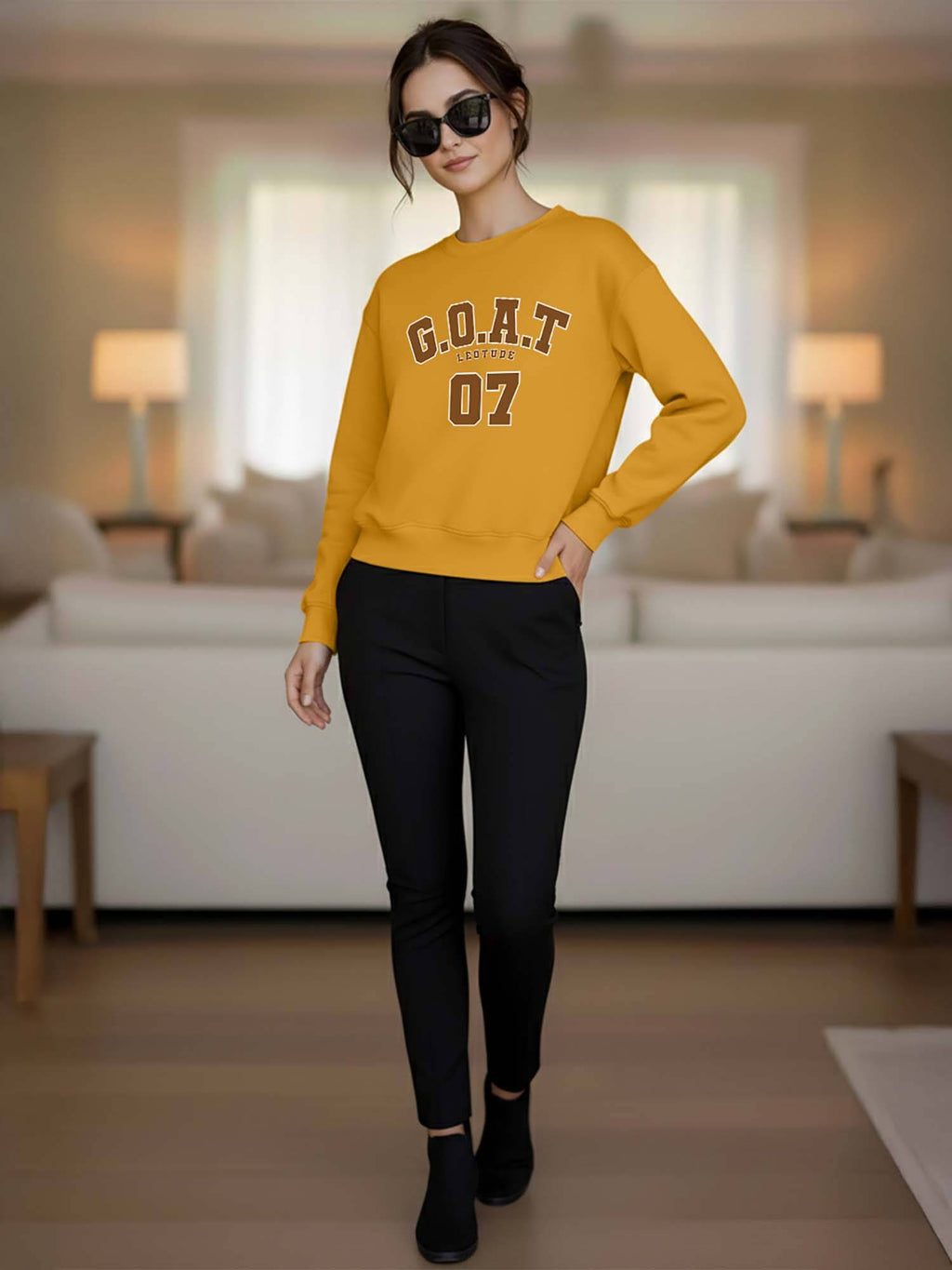 Fleece Loose Casual Sweatshirt | HD56 - view 5