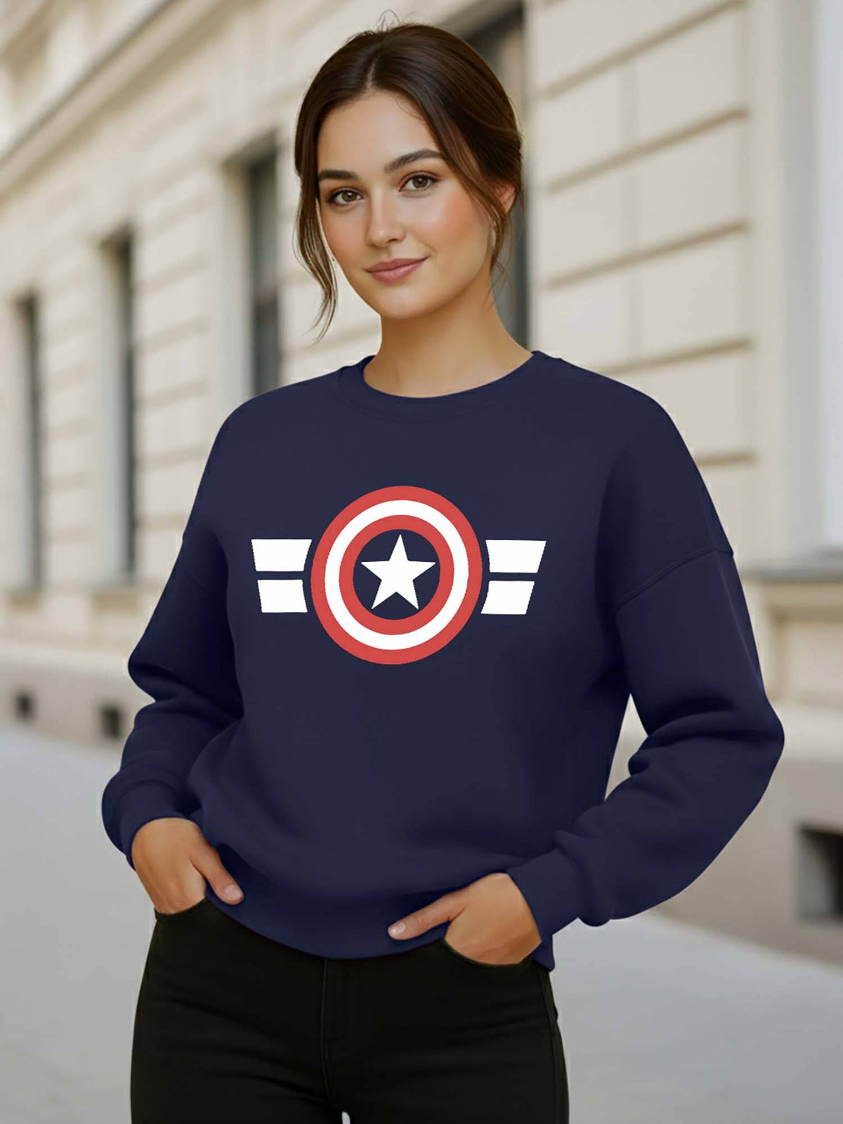 Fleece Loose Casual Sweatshirt | SS90 - view 26