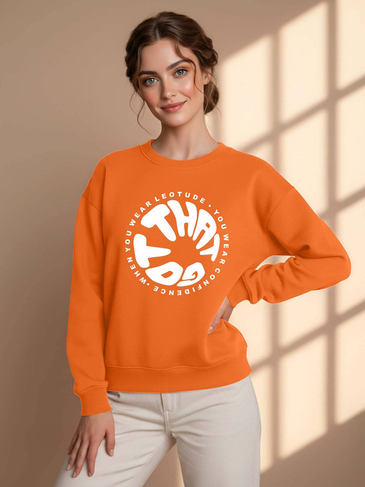 Fleece Loose Casual Sweatshirt | SS90 - view 31
