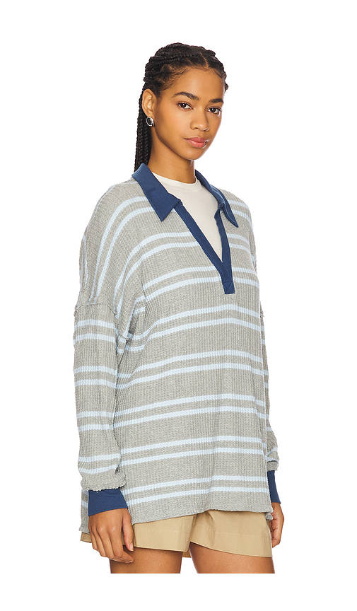 x We The Free Striped Travis Polo Tee | PW43 - view 2