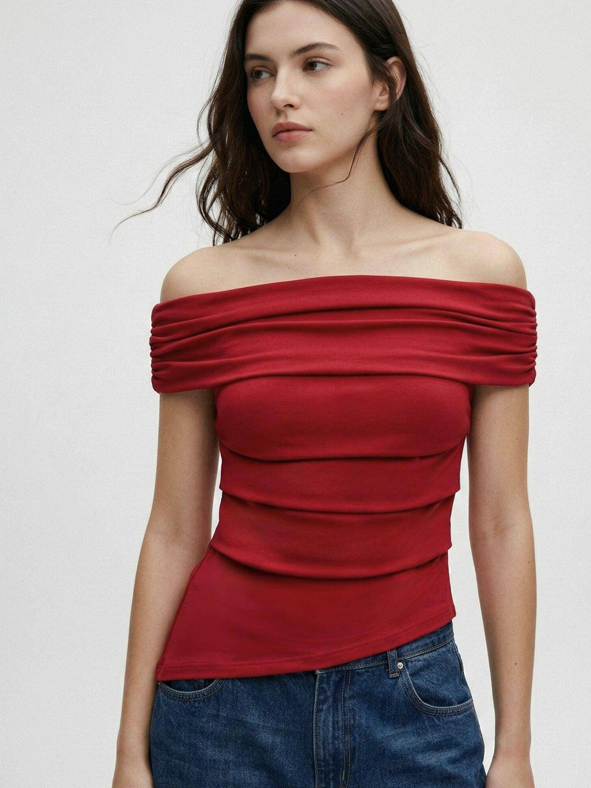 Brown Crinkled Top | pt51 - view 8