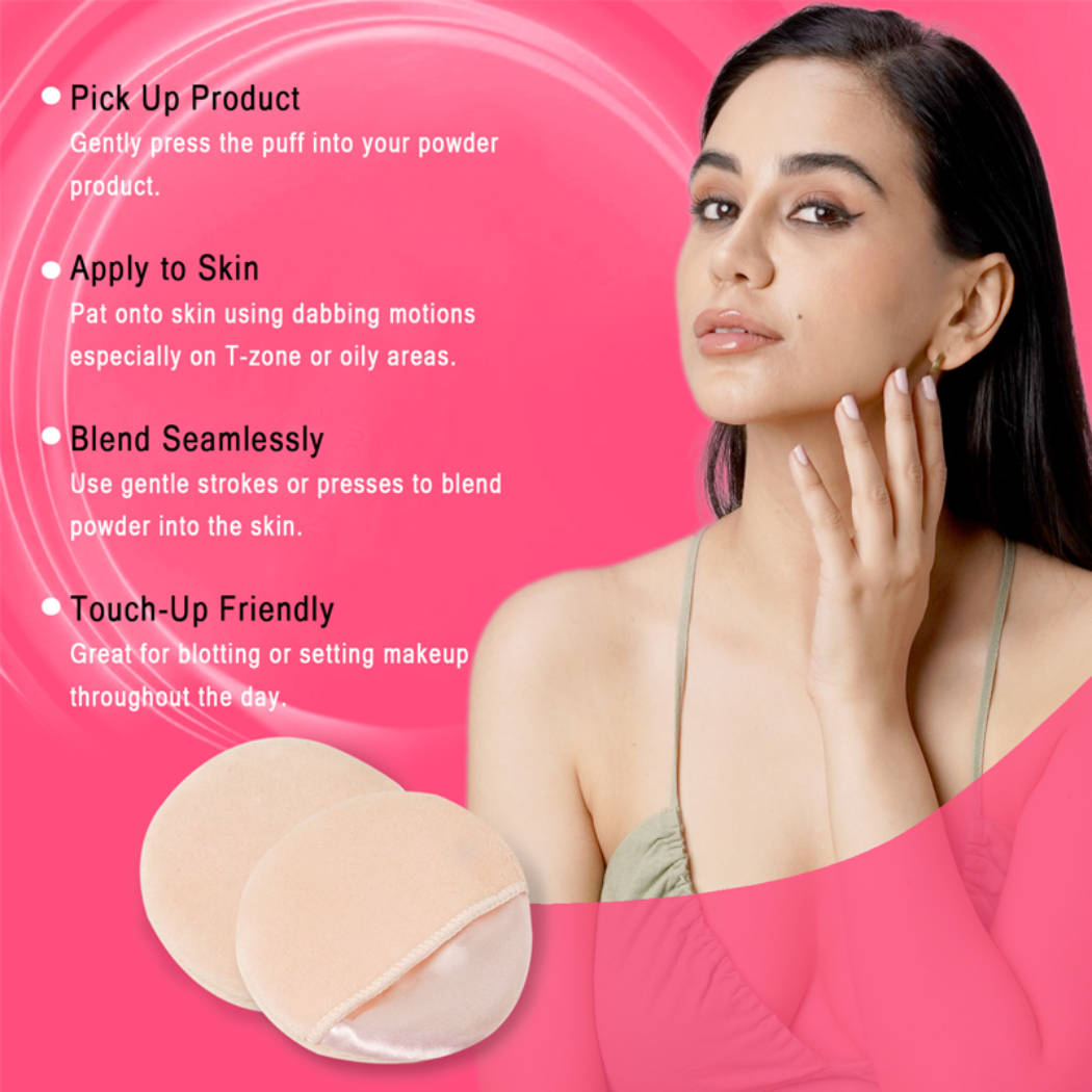 Powder Plush Powder Puff GMP0094 (Colour /Shape May Vary) | C83 - view 6