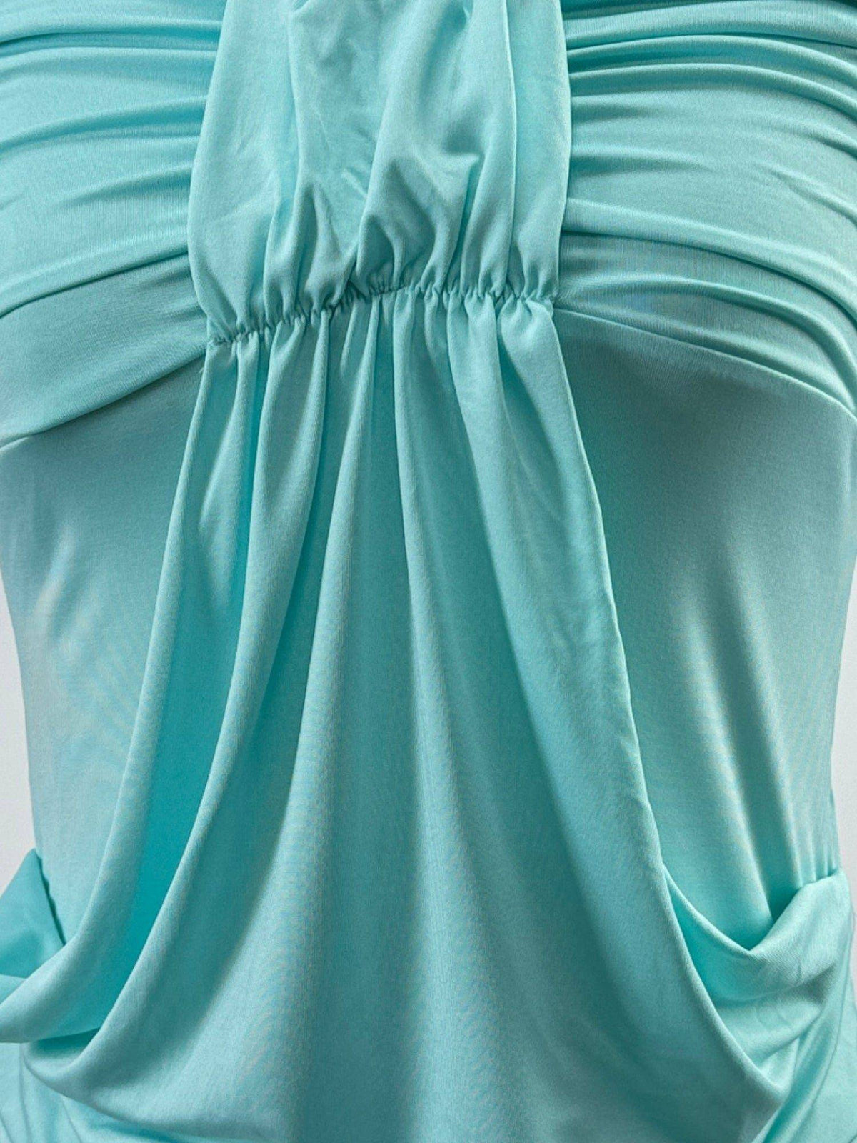 Polyester Blue Solid Top | TT90 - view 4