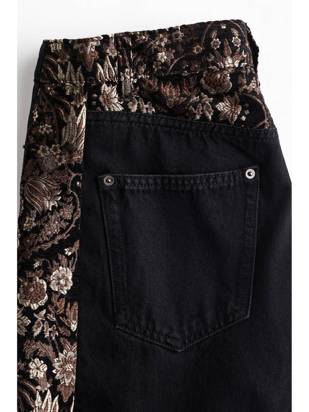 Women Black Side-panelled jeans | ST23 - view 2
