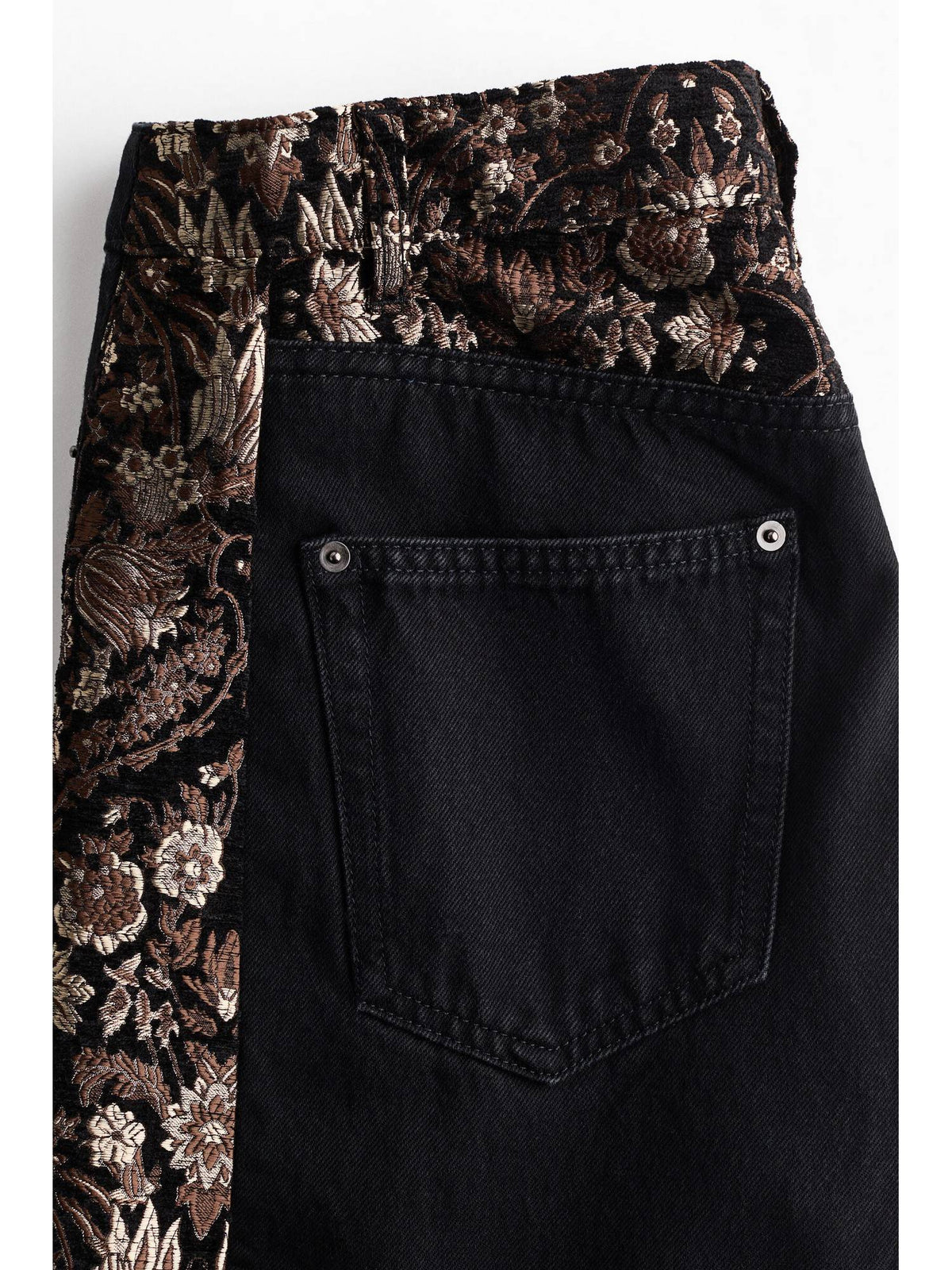 Women Black Side-panelled jeans | ST23 - view 2