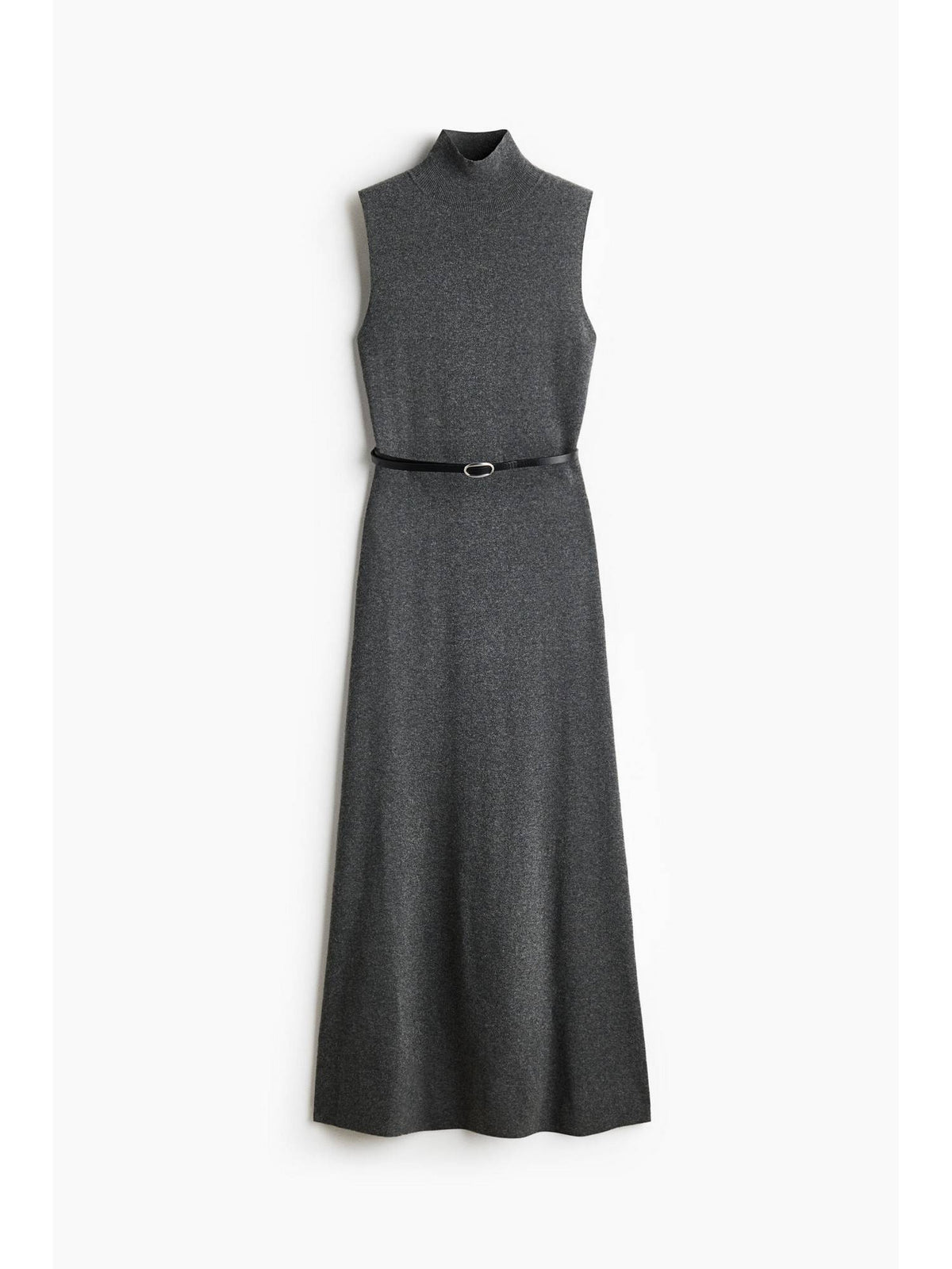 Women Brown Belted fine-knit dress | D56 - view 3