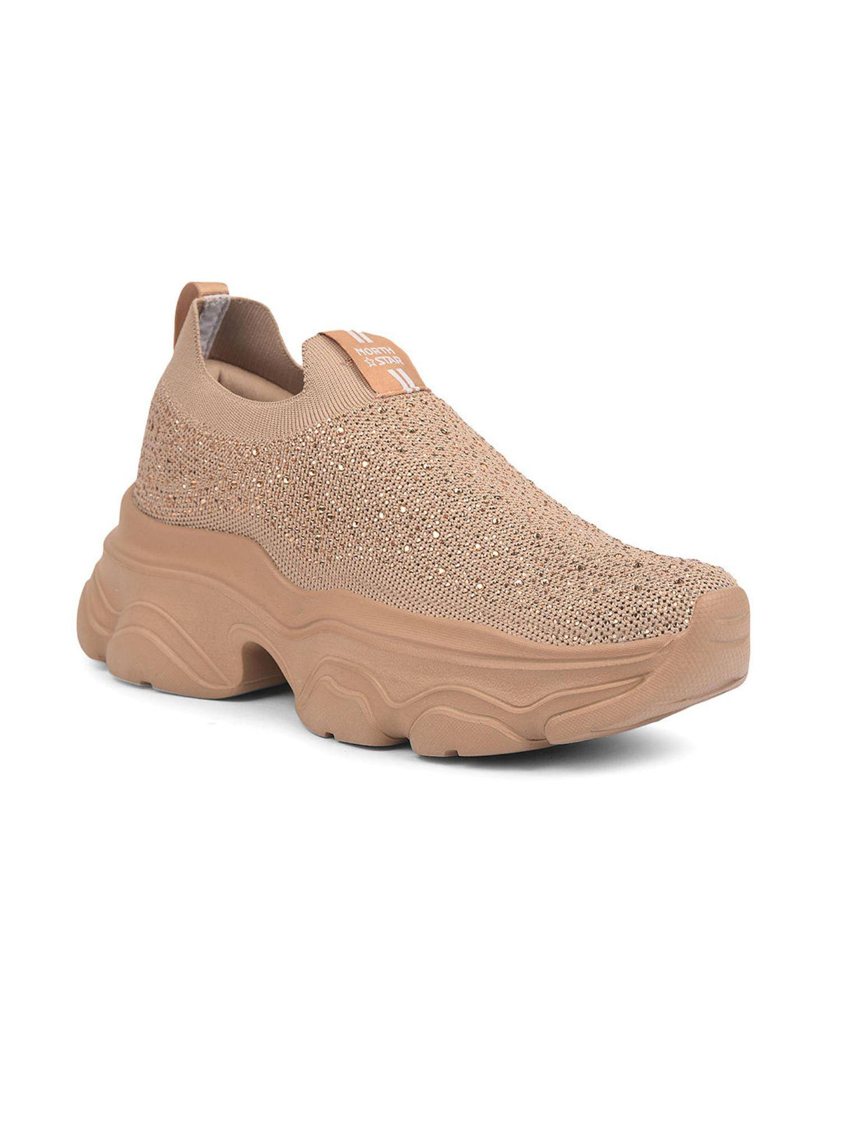 Women Stylish Casual Slip-On Black Sneakers | SN09 - view 11