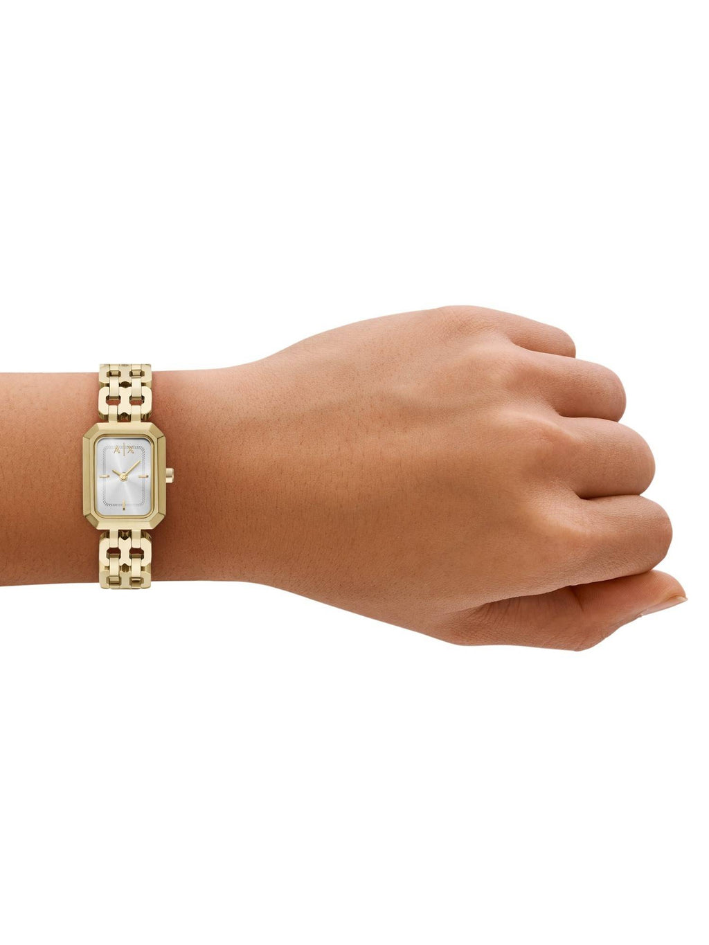 Women Silver Dial Rectangular Analog Watch - | W92 - view 4