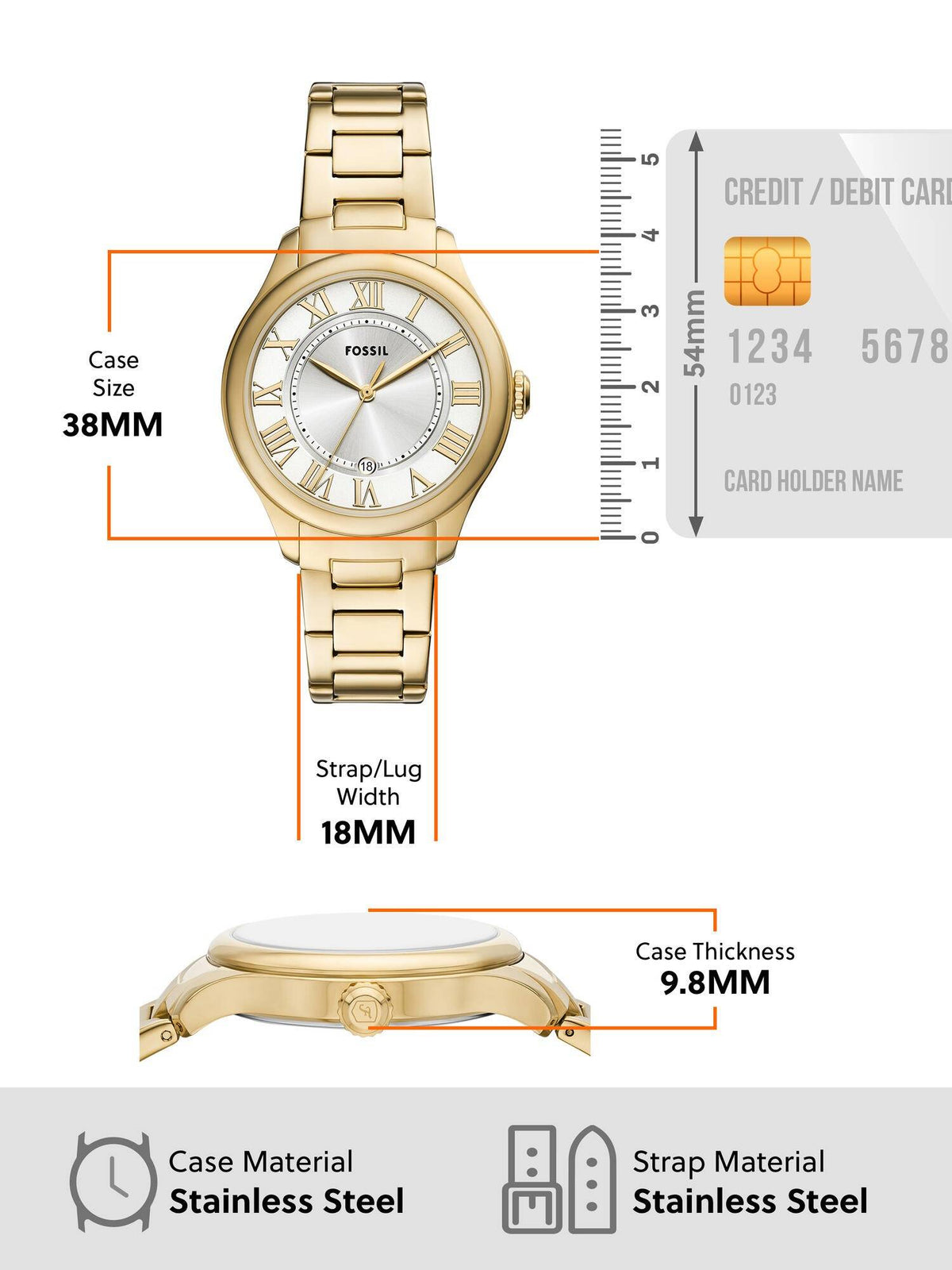 Women Silver Dial Round Analog Watch - | W92 - view 5