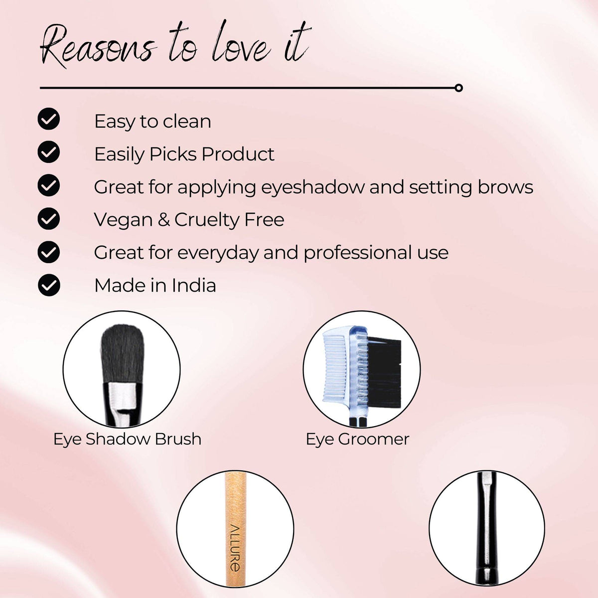 Classic Eye Groomer & Eye Shadow Brush Combo | T32 - view 3