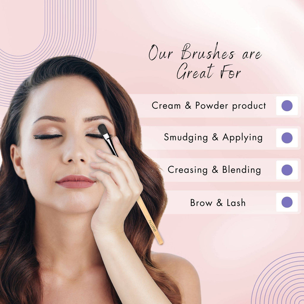 Mascara Brush & Pan Cake Makeup Brushes Combo | T32 - view 5