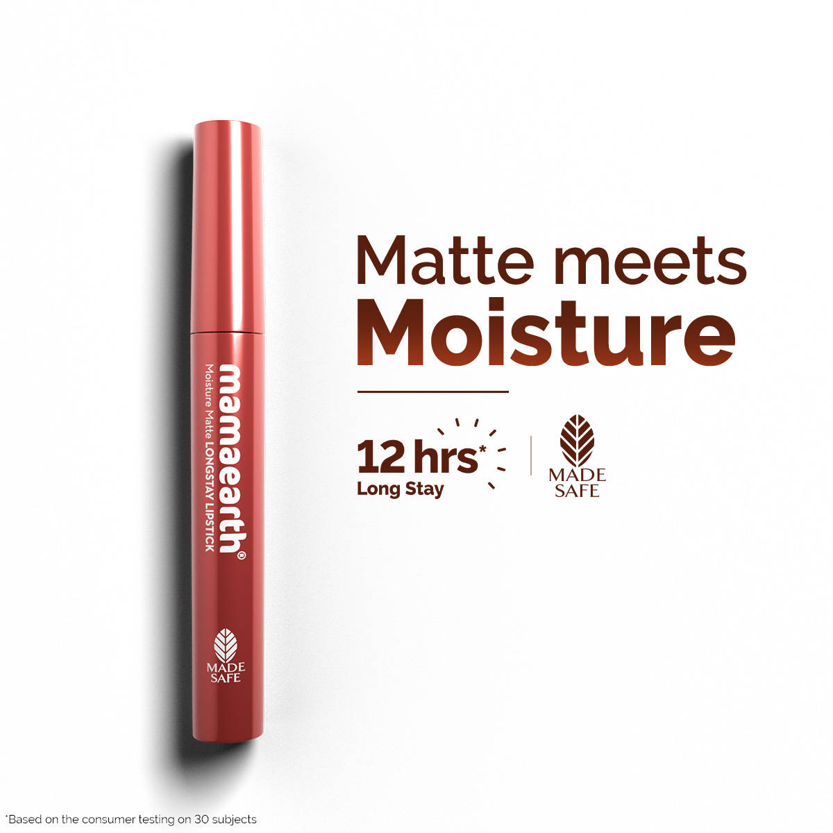 Moisture Matte Longstay Lipstick With Avocado Oil & Vitamin E | L12 - view 1