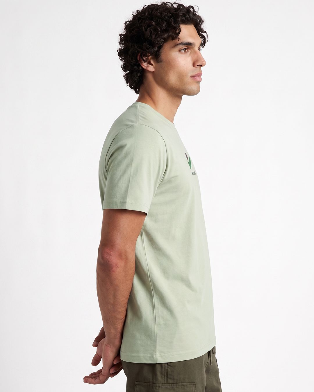 Men's Green Avo Can't Do Graphic Printed T-shirt