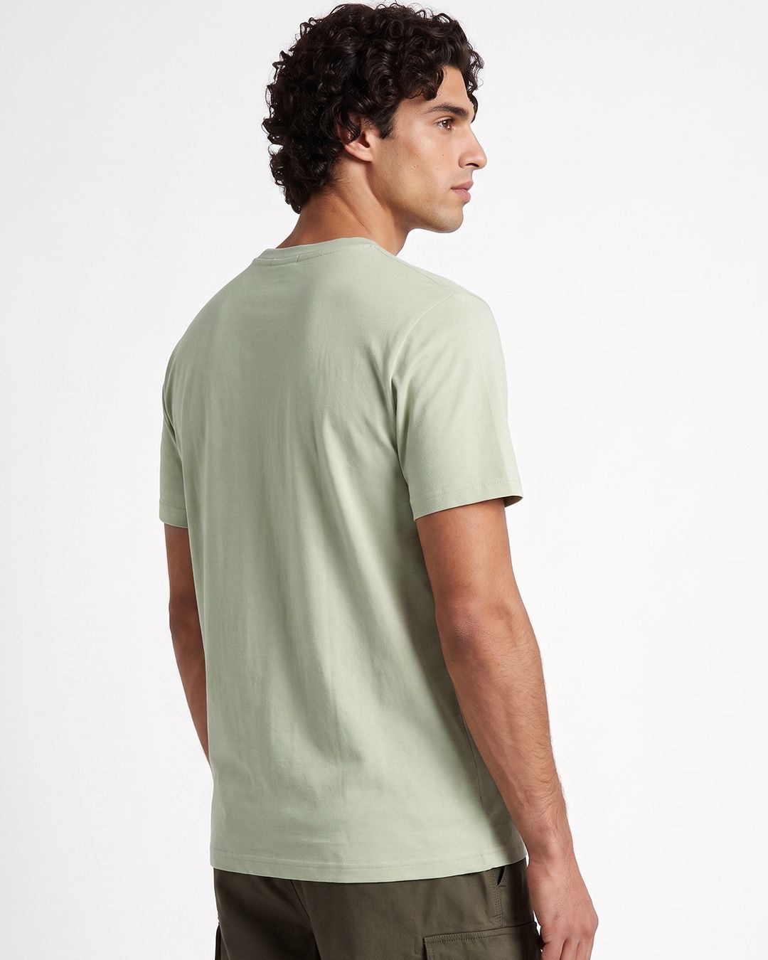 Men's Green Avo Can't Do Graphic Printed T-shirt