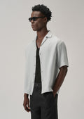 100% Pure Irish Grey Linen Shirt