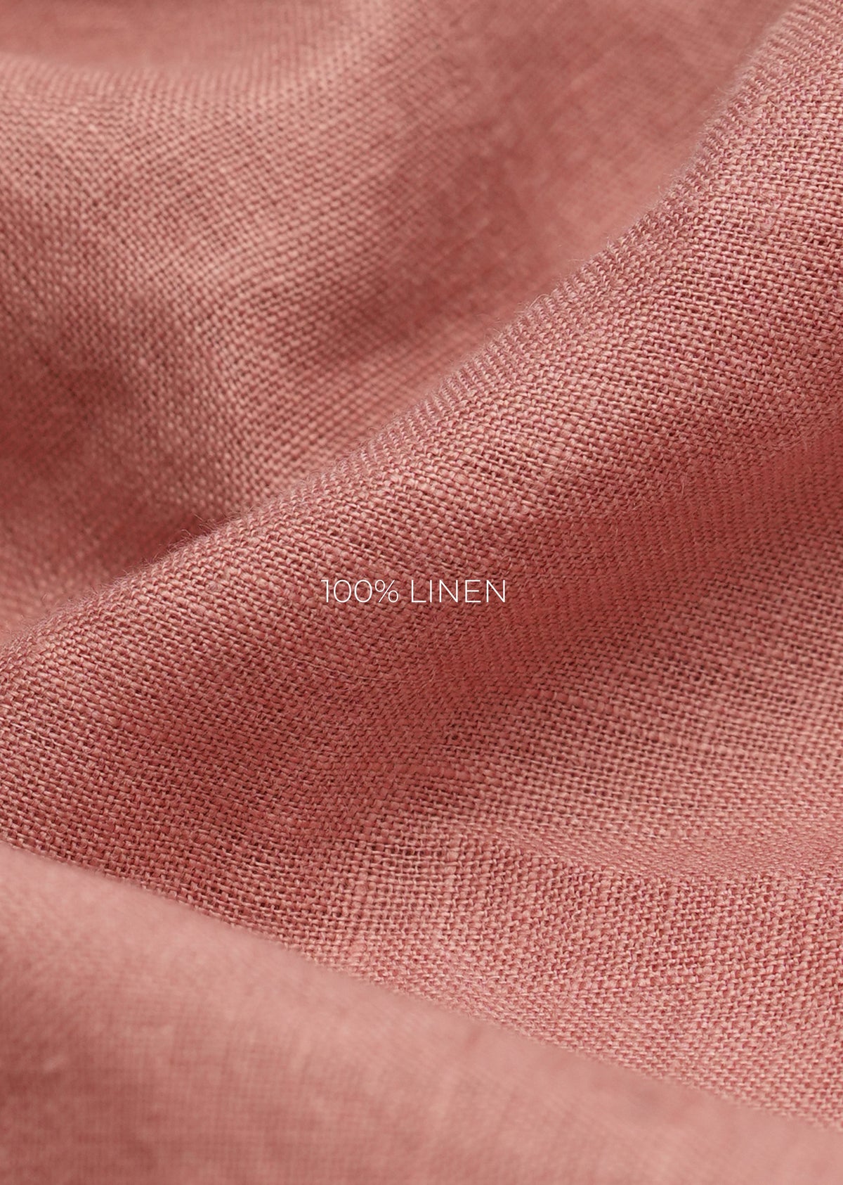 100% Pure Linen Peach Shirt