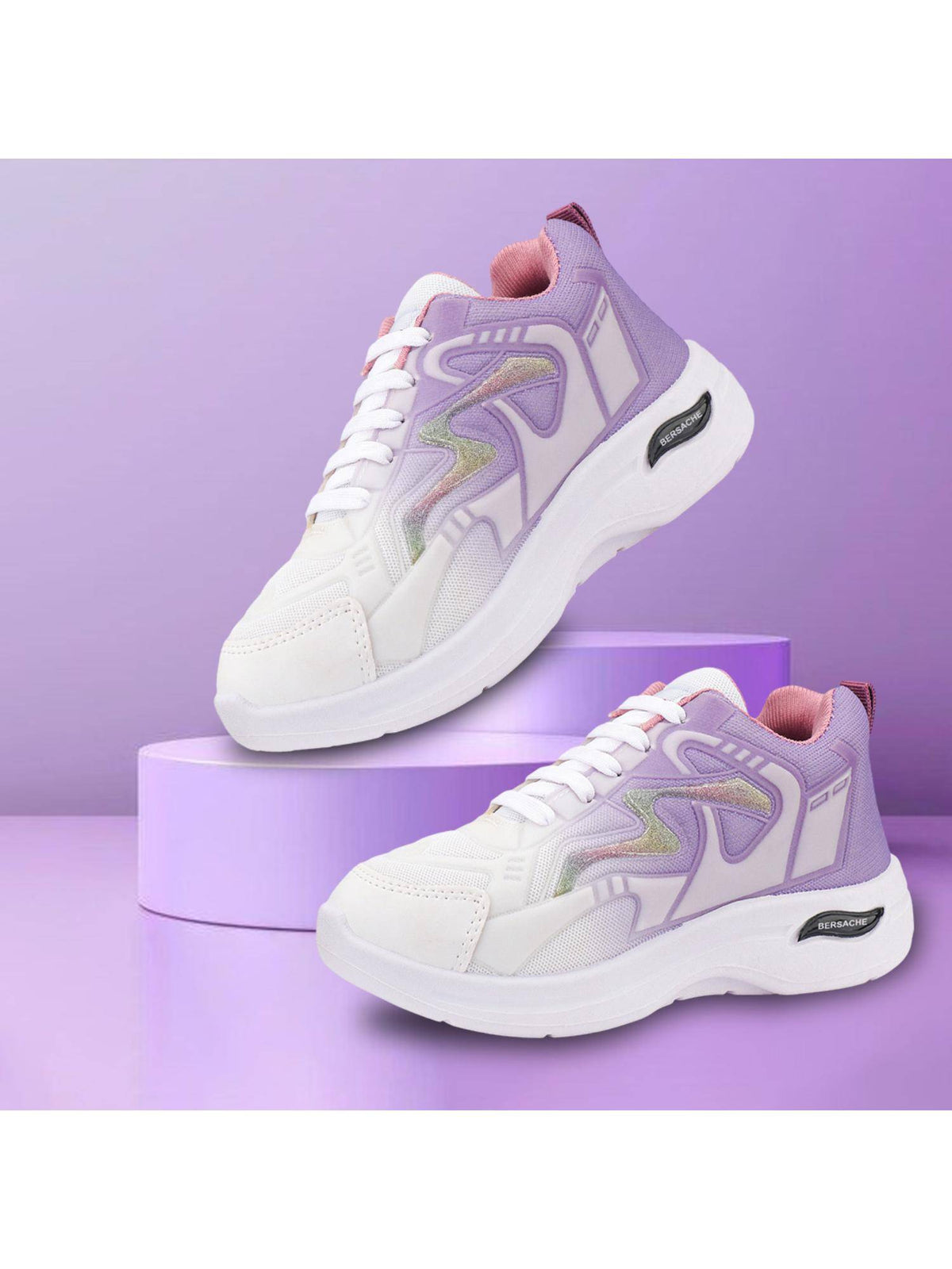 Premium Sports Trending Running Purple Shoes for Women's | SH9 - view 5