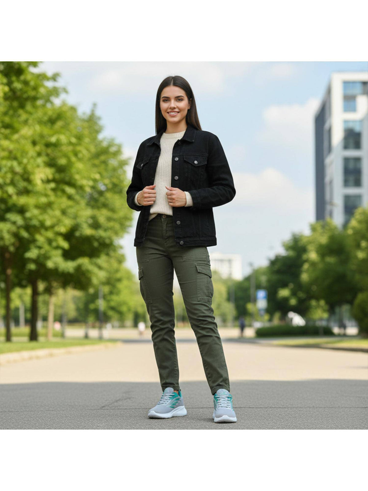 Premium Sports Trending Running Black Shoes for Women's | SH9 - view 15