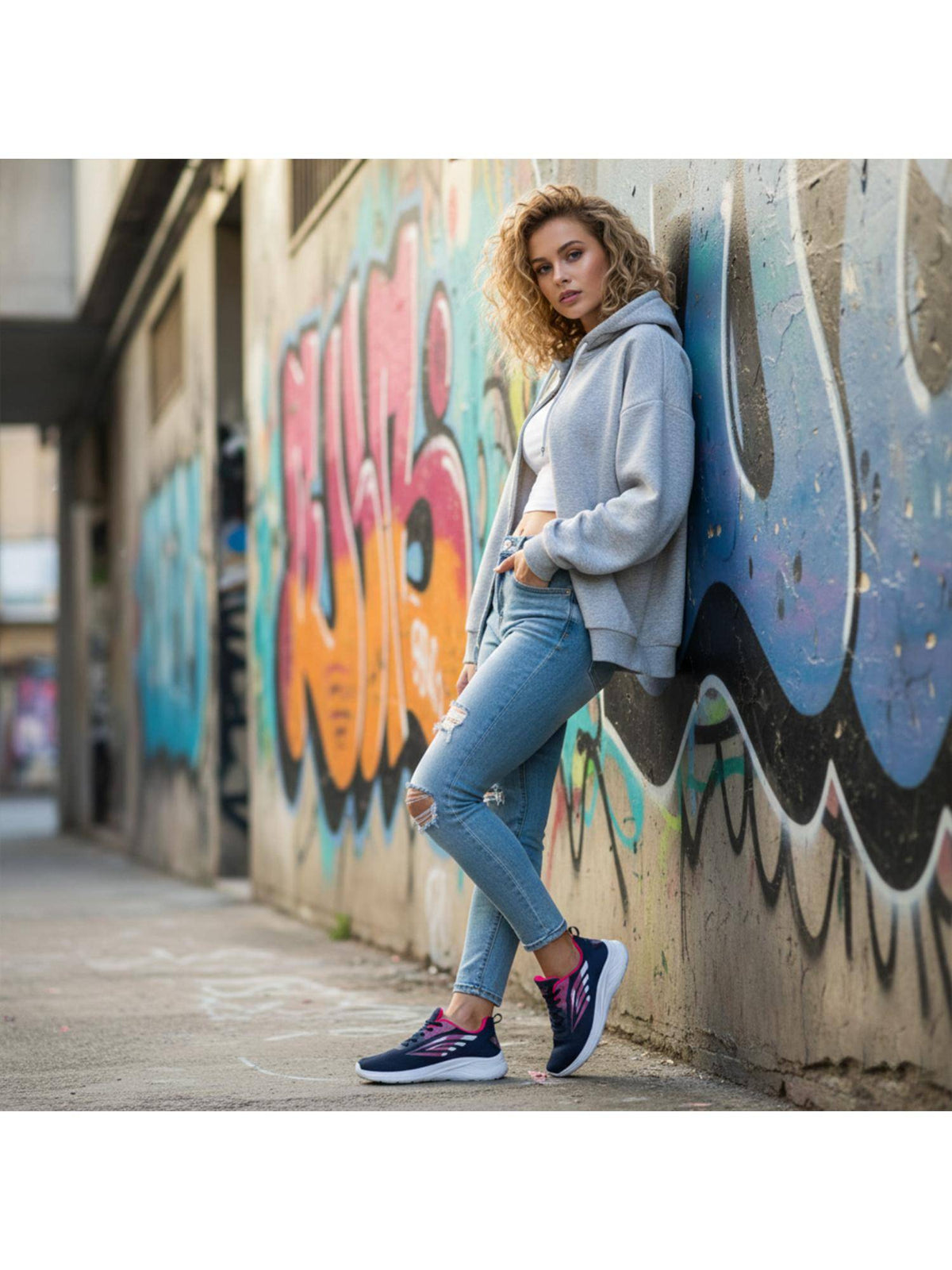 Premium Sports Trending Running Black Shoes for Women's | SH9 - view 8