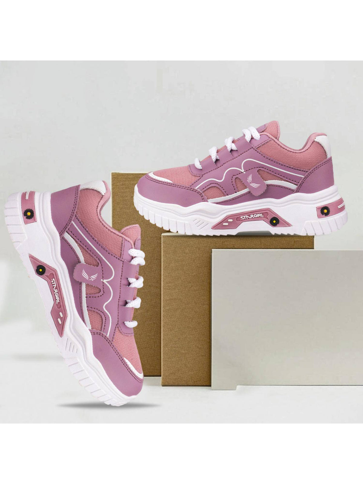 Premium Sports Trending Running Pink Shoes for Women's | SH9 - view 5