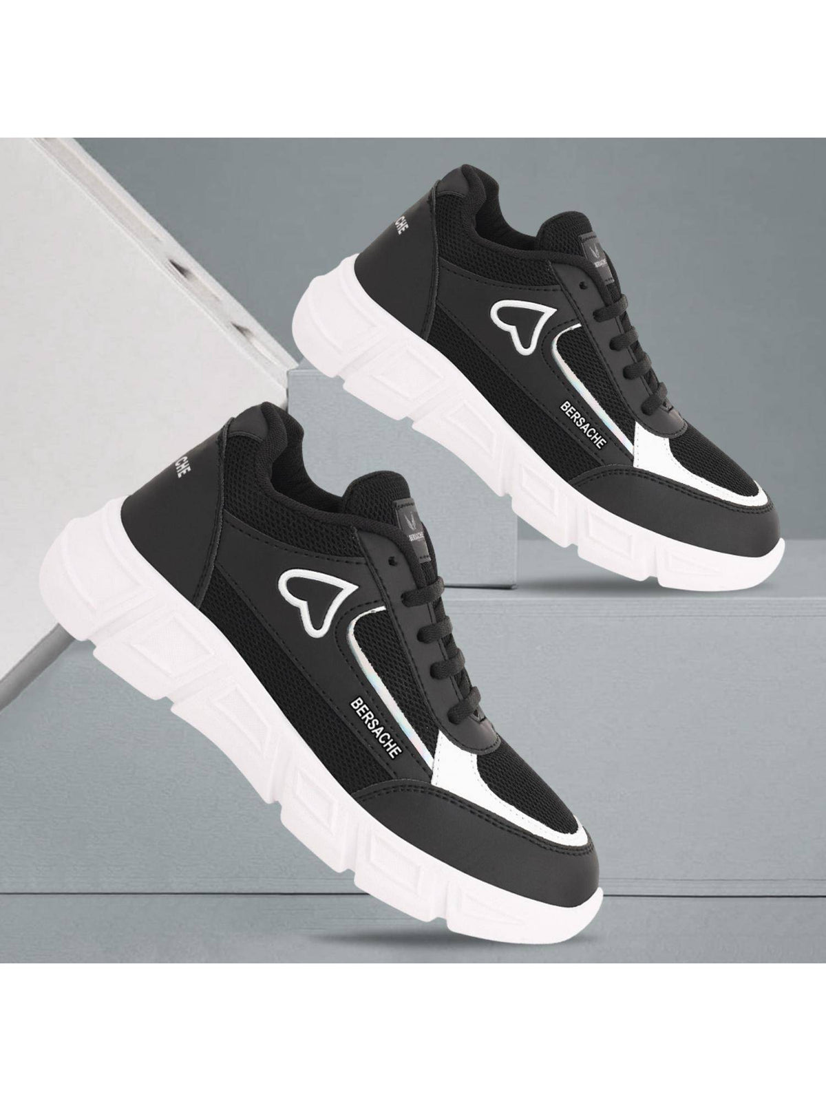 Premium Sports Trending Running Black Shoes for Women's | SH9 - view 5