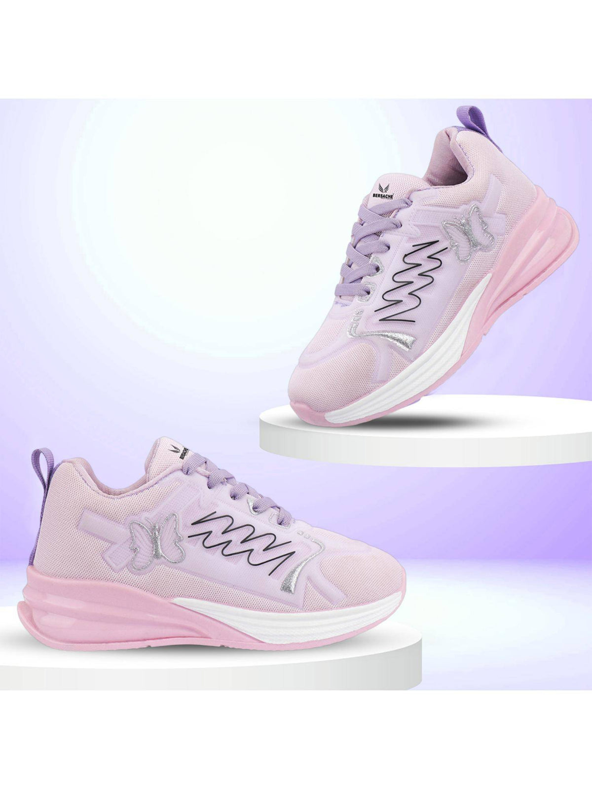 Premium Sports Trending Running Pink Shoes for Women's | SH9 - view 5