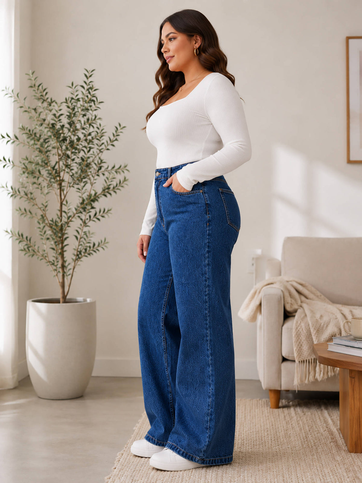 Women Blue Denim Jeans | BT10 - view 2