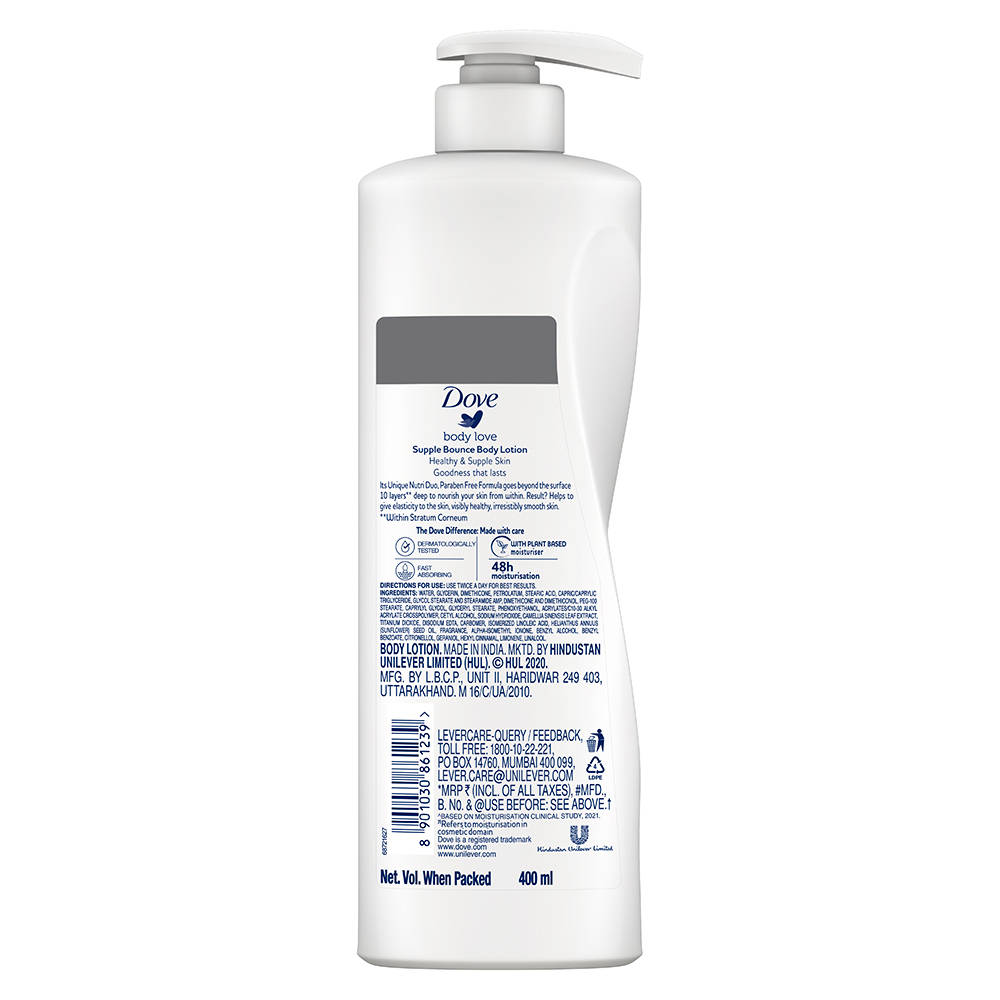 Body Love Supple Bounce Body Lotion For Dry Skin Paraben Free | B20 - view 3