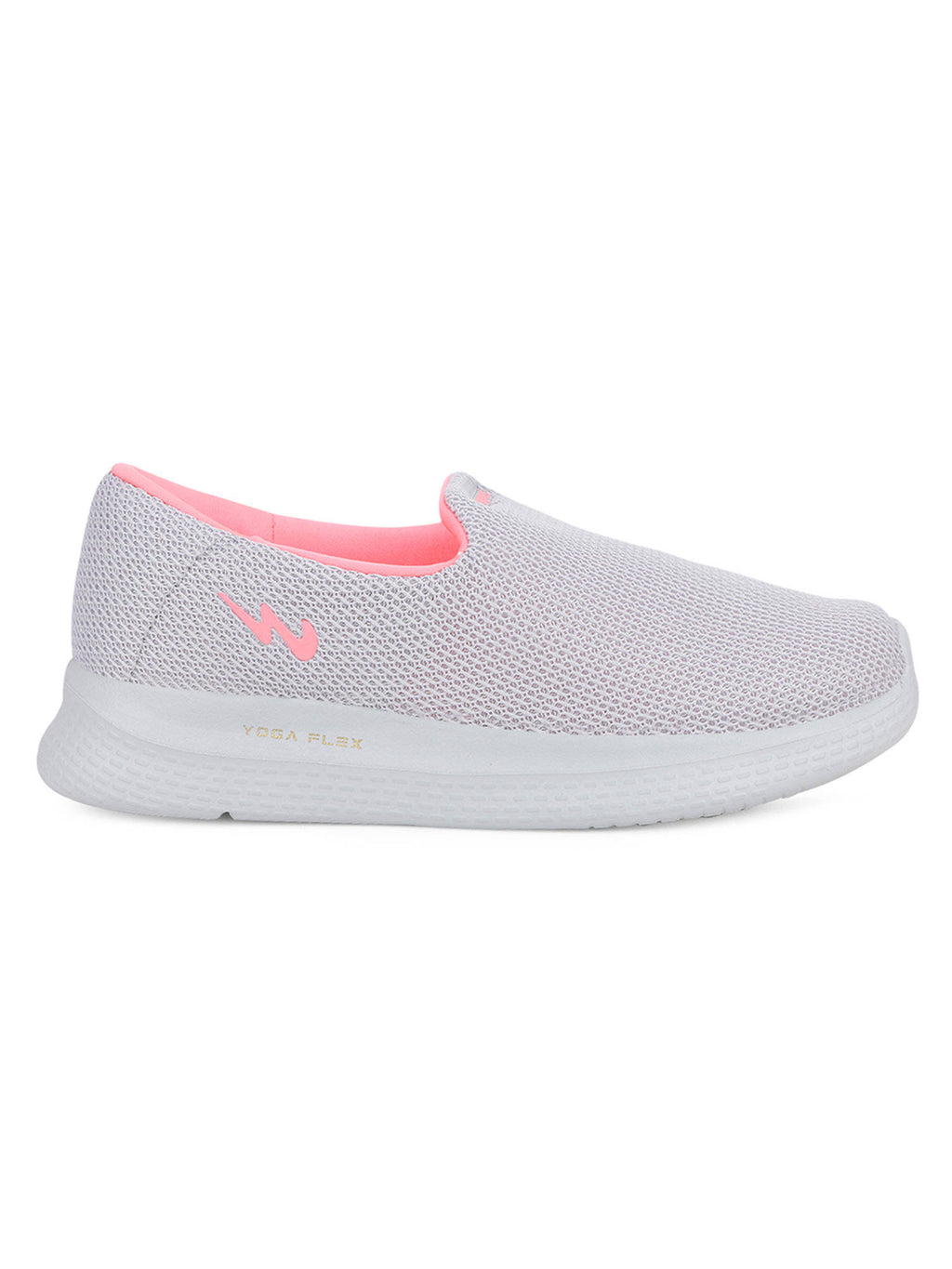 Zoe Plus Grey Walking Shoes For Women | SH9 - view 2
