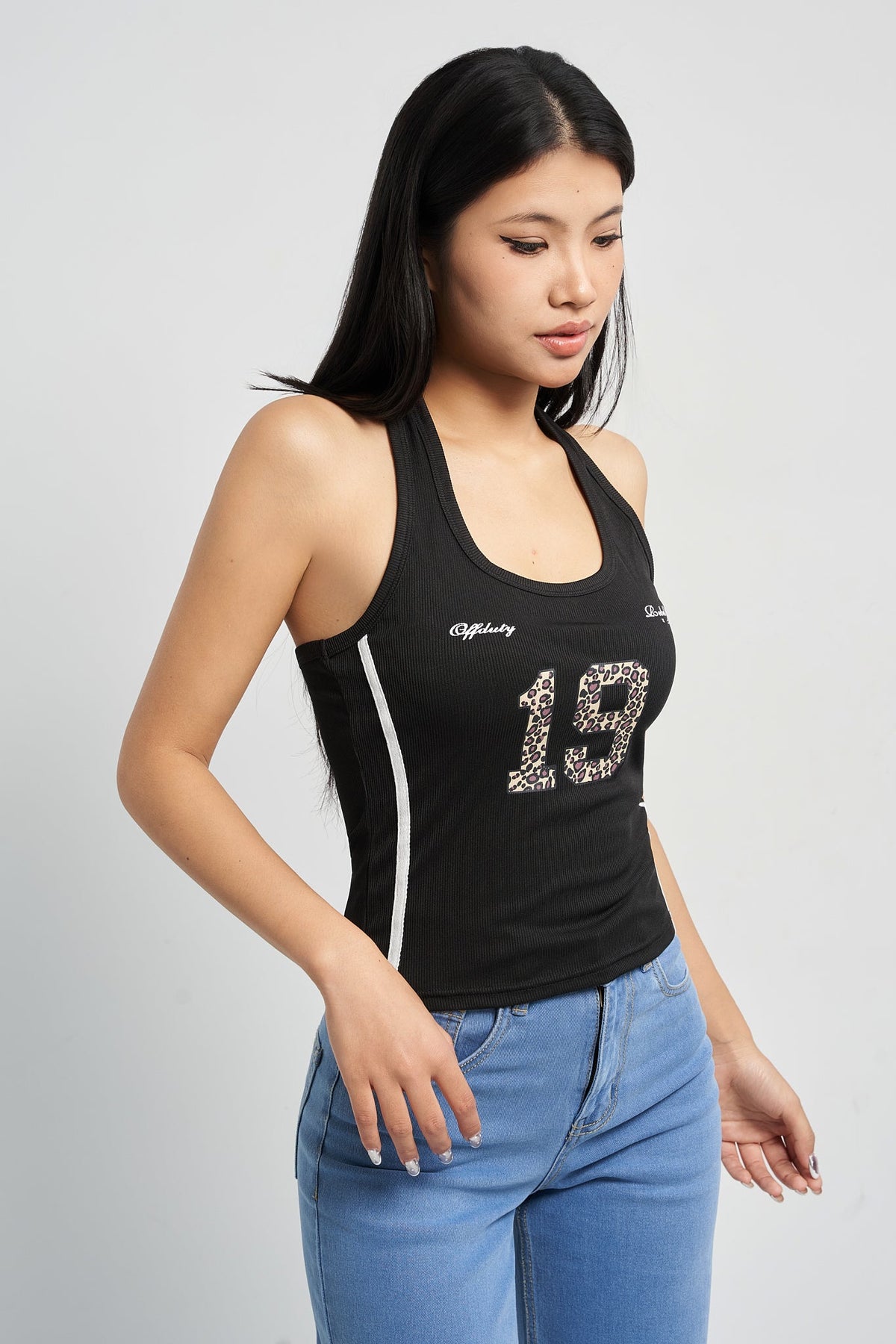 Team 19 Racer Halter Top