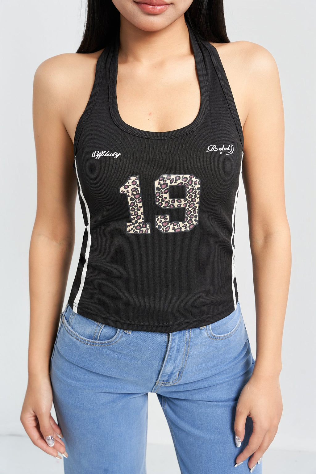 Team 19 Racer Halter Top