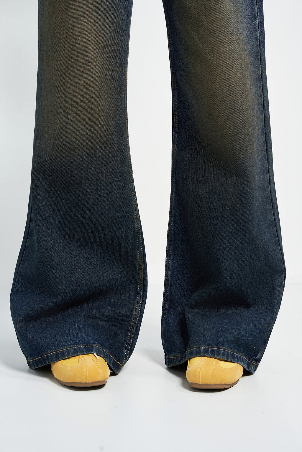 Desert Blue Dust Wide Leg Jeans